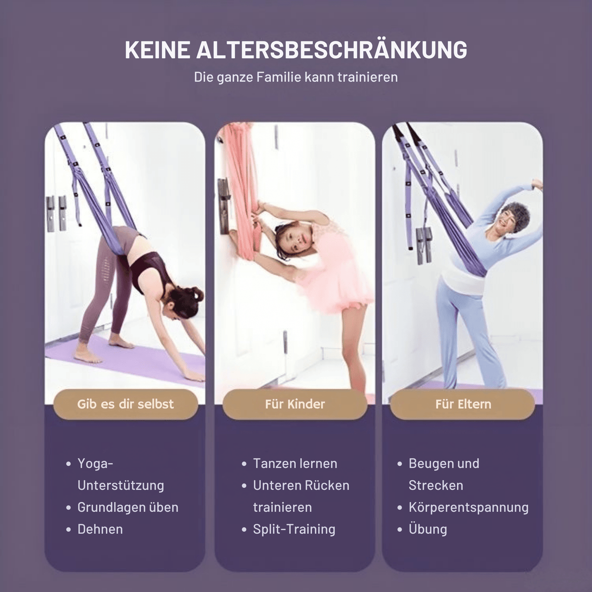 SchwebeStretch™ / Aerial Yoga-Seil - Sopheria