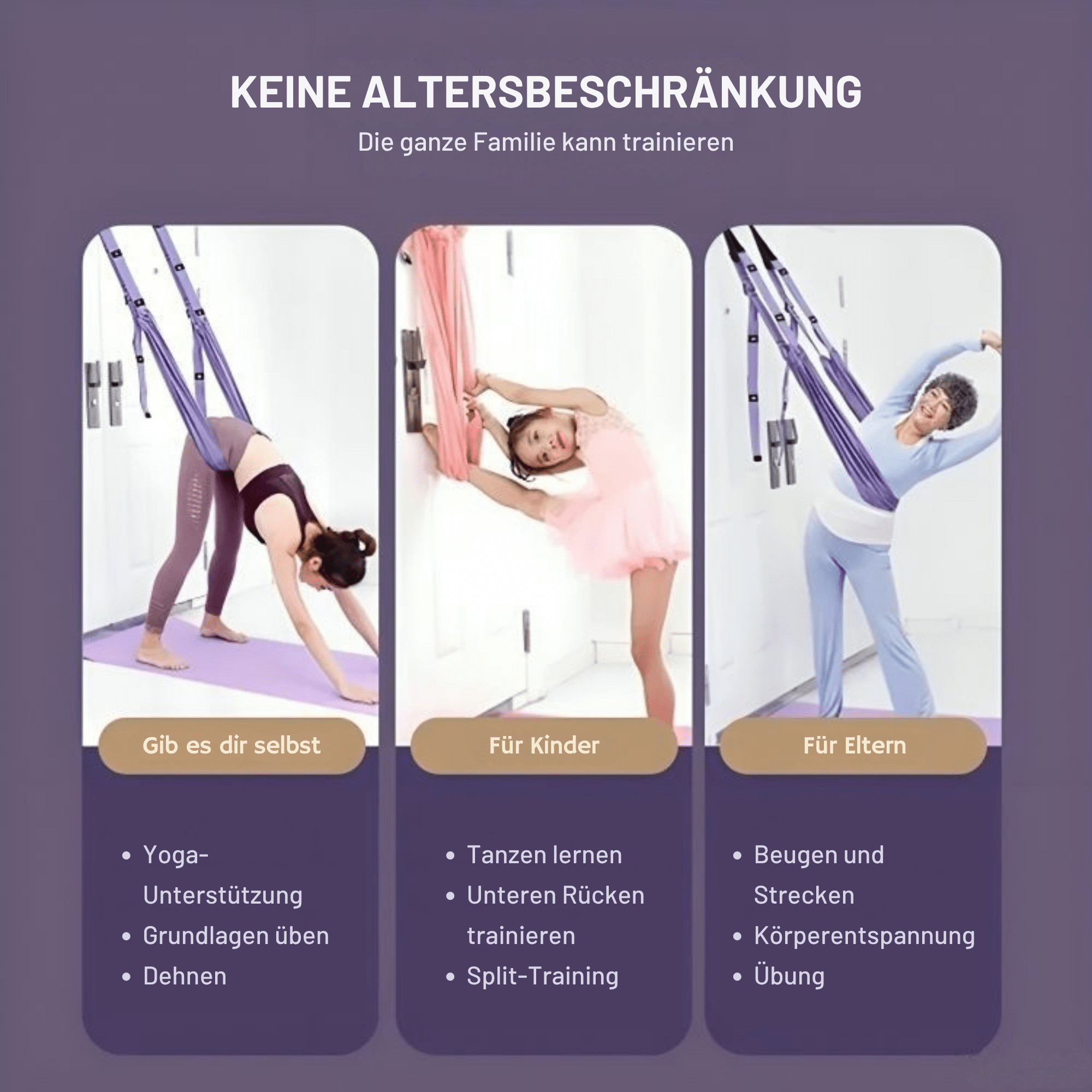 SchwebeStretch™ / Aerial Yoga-Seil - Sopheria