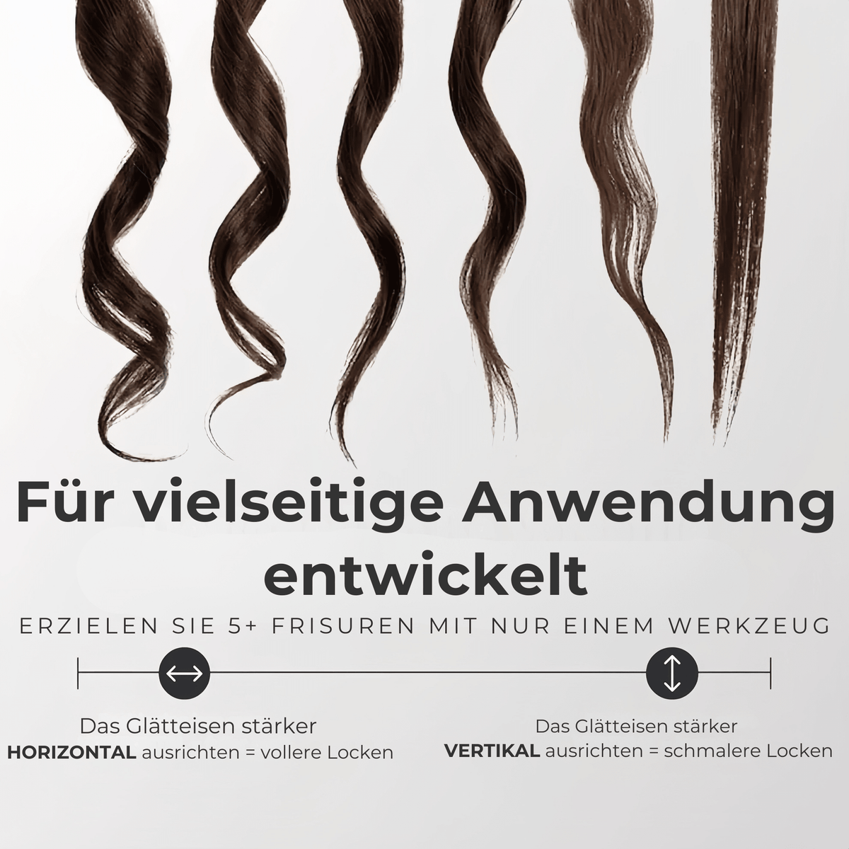 SchwungSchön™ / 2-in-1 Locken und Glätte flexibel - Sopheria