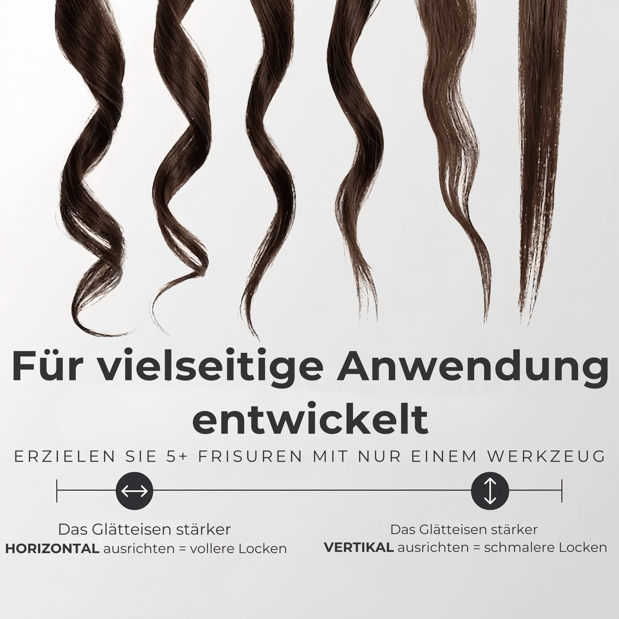 SchwungSchön™ / 2-in-1 Locken und Glätte flexibel - Sopheria