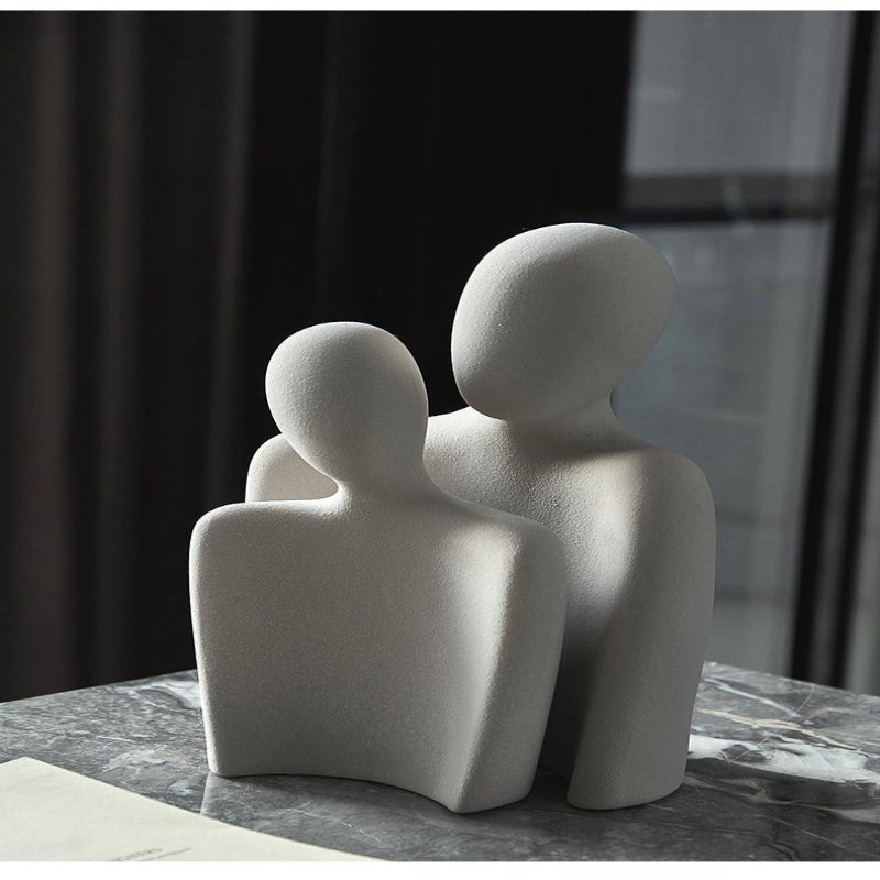 SeelenSymbol™ / Moderne Skulptur Die Verbundenheit Und Zärtlichkeit Symbolisiert - Sopheria