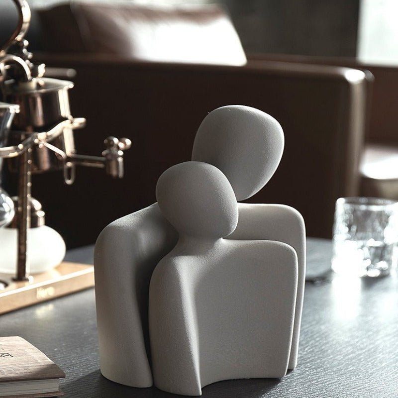 SeelenSymbol™ / Moderne Skulptur Die Verbundenheit Und Zärtlichkeit Symbolisiert - Sopheria