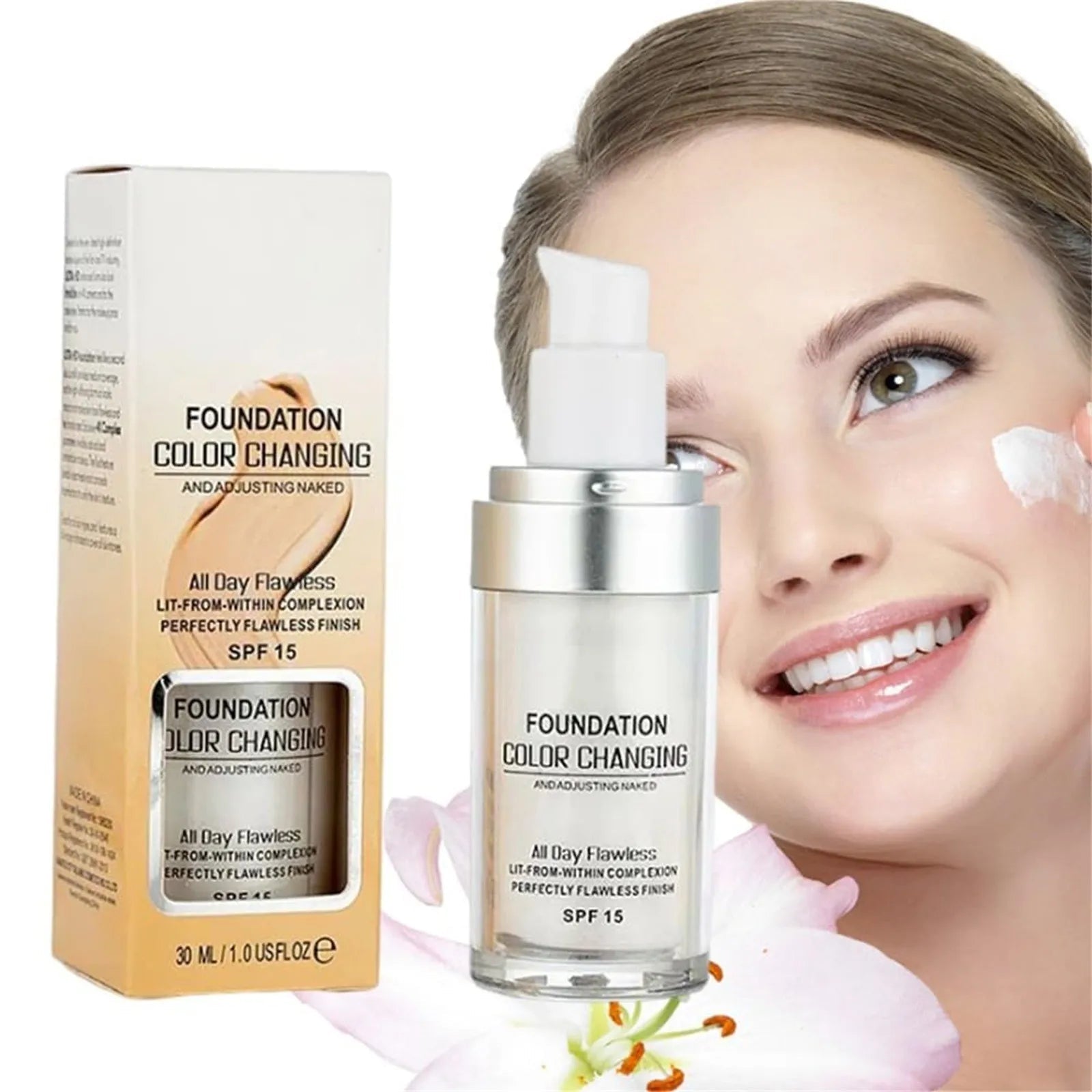 SeidenSchimmer™ / Perfekte Strahlende Und Natürliche Foundation (1+1 GRATIS) - Sopheria