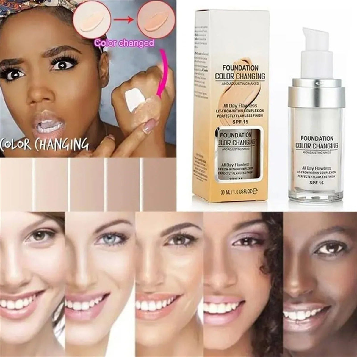SeidenSchimmer™ / Perfekte Strahlende Und Natürliche Foundation (1+1 GRATIS) - Sopheria