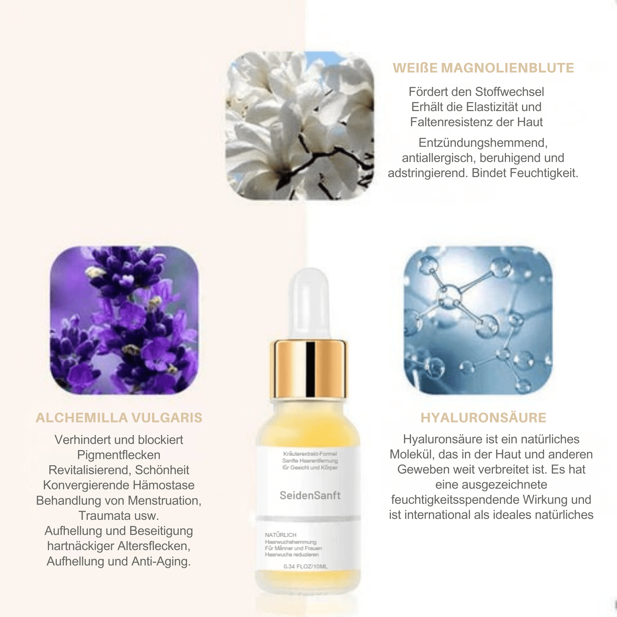 SeidenSerum™ / Haarentfernungsserum Für Glatte Haut - Sopheria