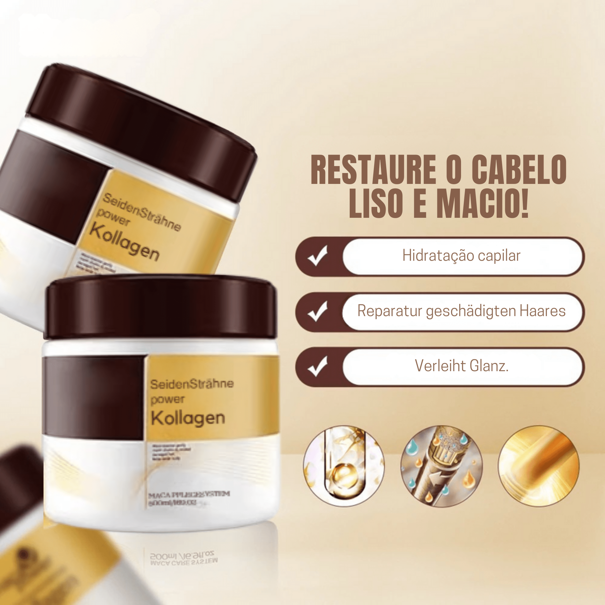SeidenSträhne™ / Mascara Capilar Karstell - Sopheria
