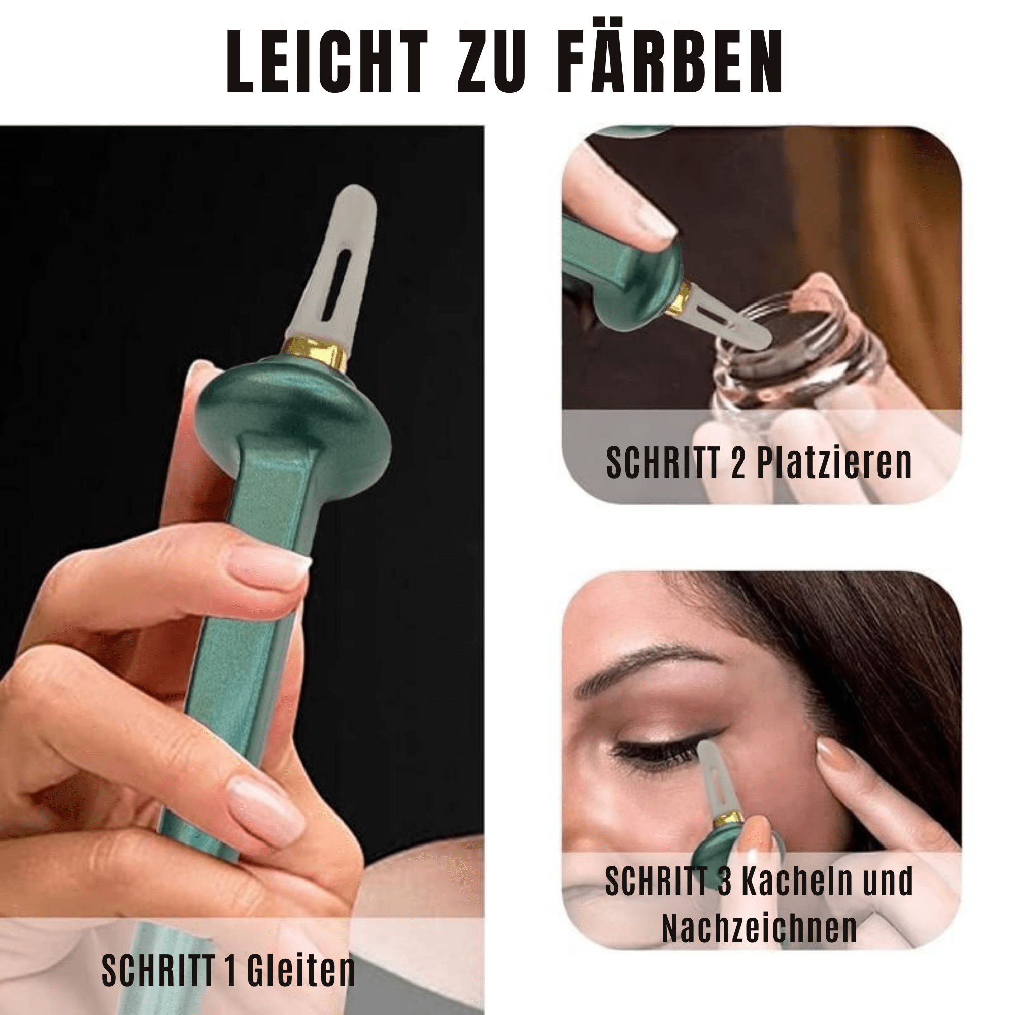 SeidenStrich™ / Makelloses Eyeliner-Creme-Set - Sopheria