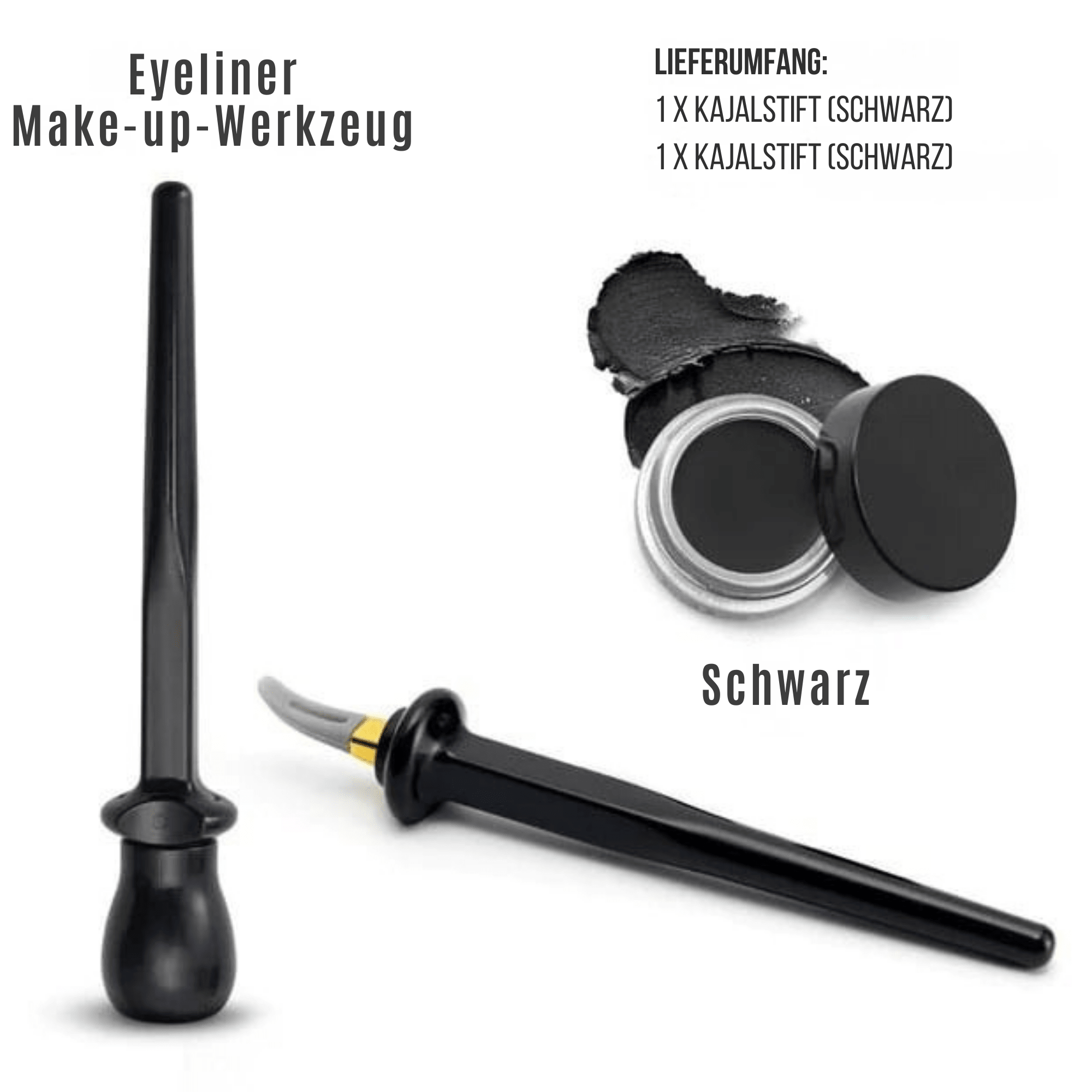 SeidenStrich™ / Makelloses Eyeliner-Creme-Set - Sopheria