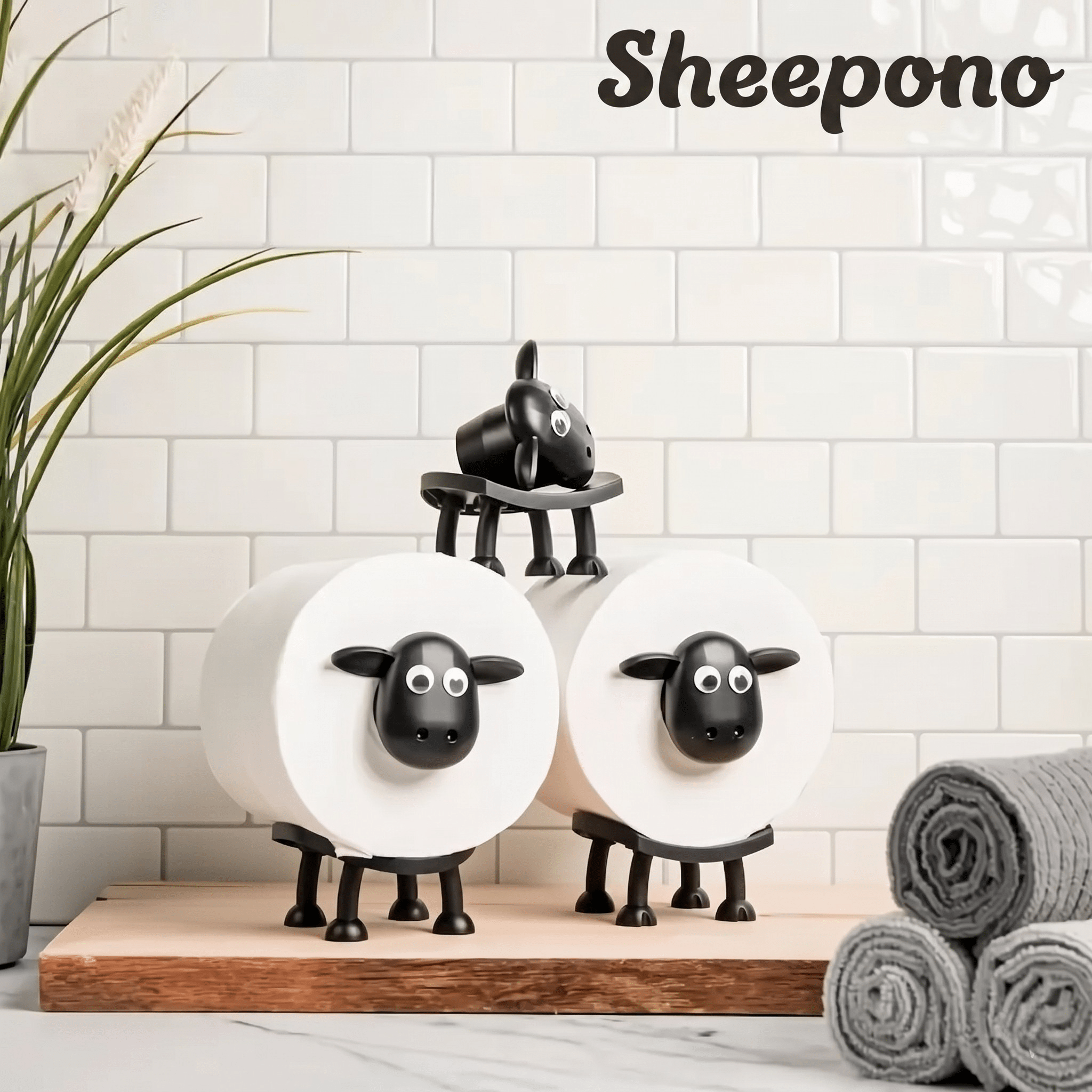 Sheepono - Dekorativer Rollenhalter (2+1 GRATIS) - Sopheria