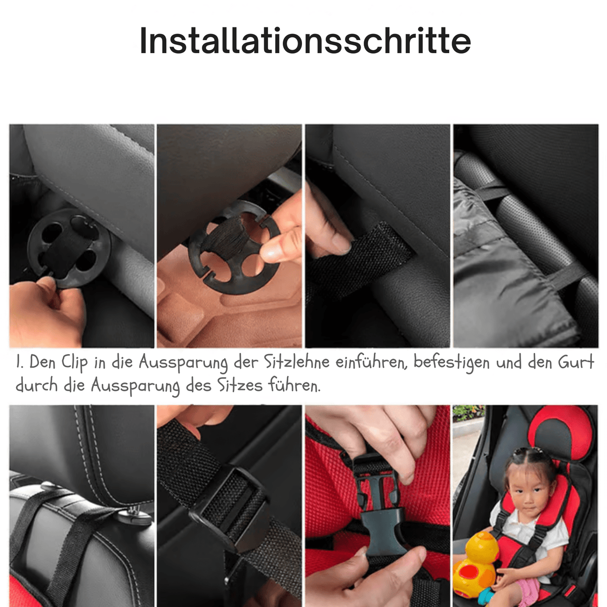 SicherSitz™ / Tragbarer Kindersicherheitssitz - Sopheria