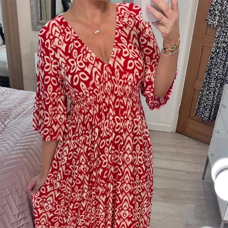 Sławomira™ / Entspanntes Kleid Für Einen Strandurlaub - Sopheria
