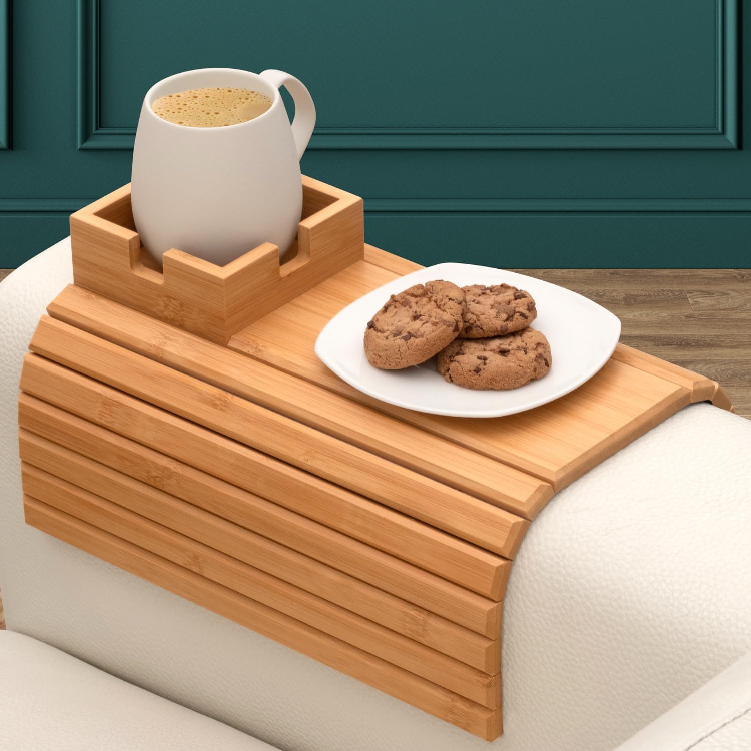 SnackStütze™ / Bambus-Couchbecherhalter – Der beste Freund Ihres Sofas - Sopheria