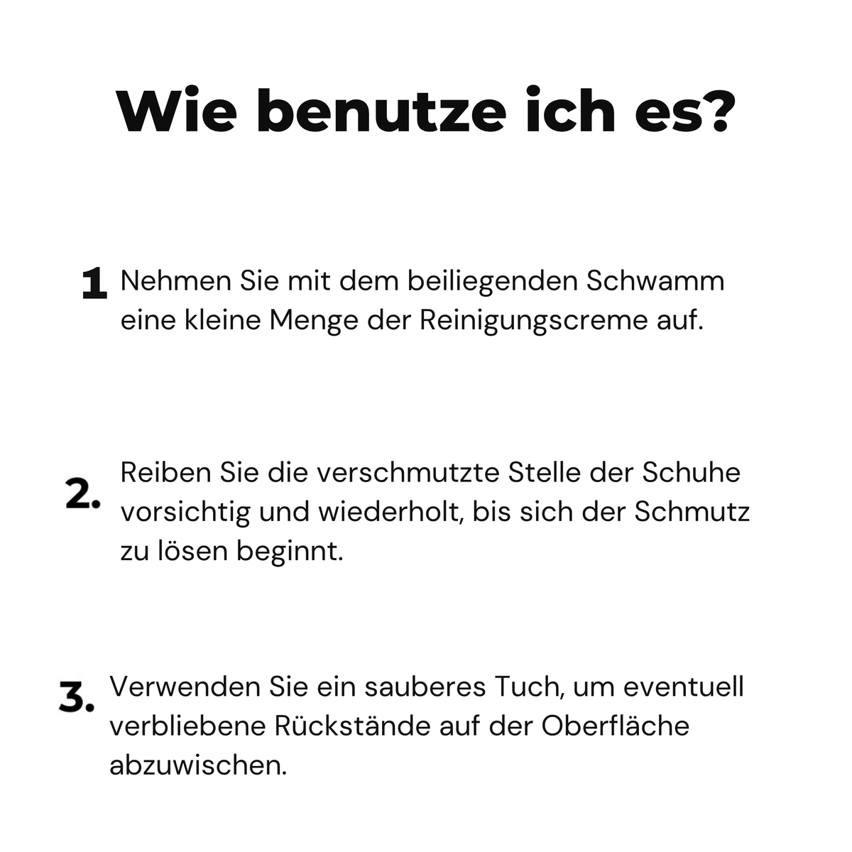SneakSauber™ / Verleihen Sie Ihren Sneakers im Handumdrehen neues Leben! - Sopheria