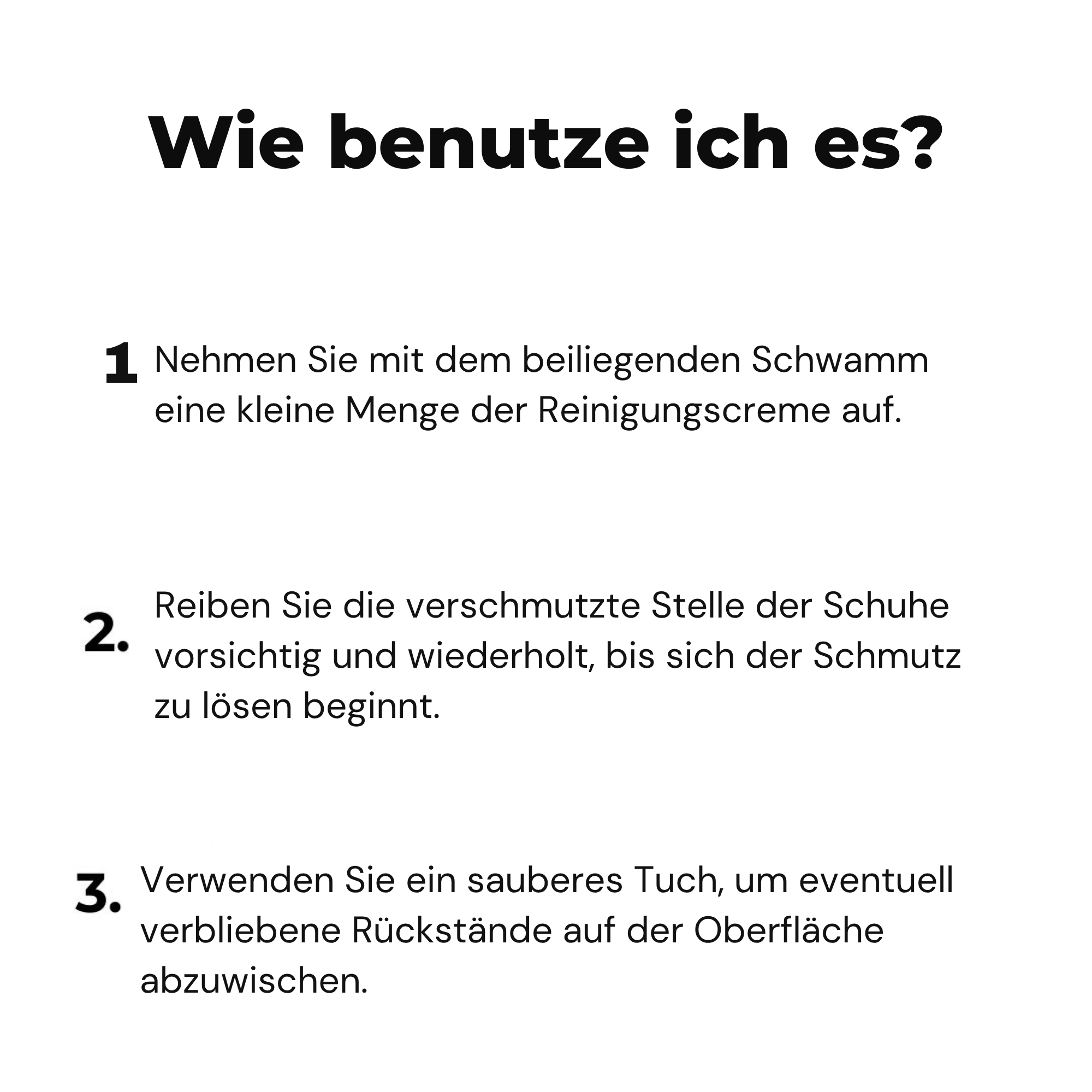 SneakSauber™ / Verleihen Sie Ihren Sneakers im Handumdrehen neues Leben! - Sopheria
