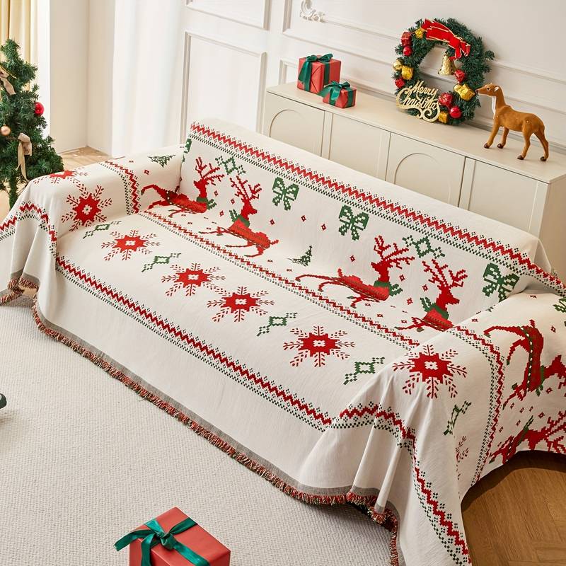 SofaSchnee™ / Sofabezug mit Weihnachtsmotiv - Sopheria
