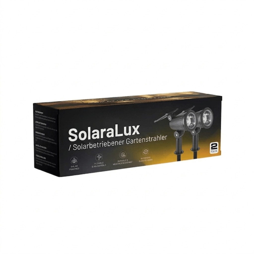 SolaraLux / Solarbetriebener Gartenstrahler - Sopheria