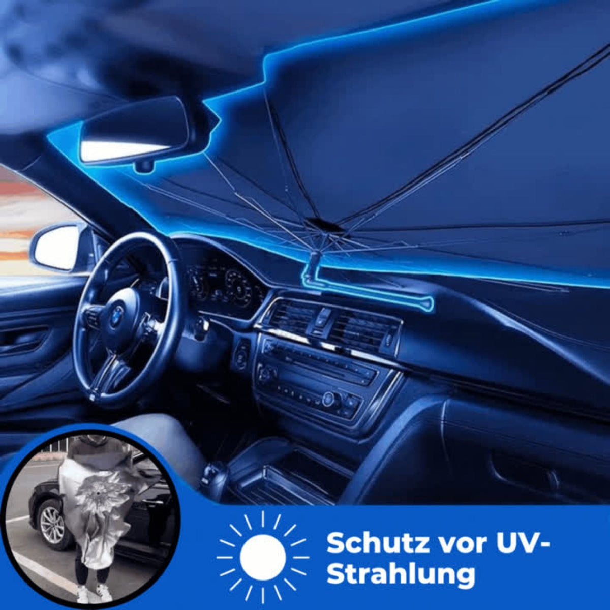 SonnenSchild™ / Nie wieder ein heißes Auto! - Sopheria