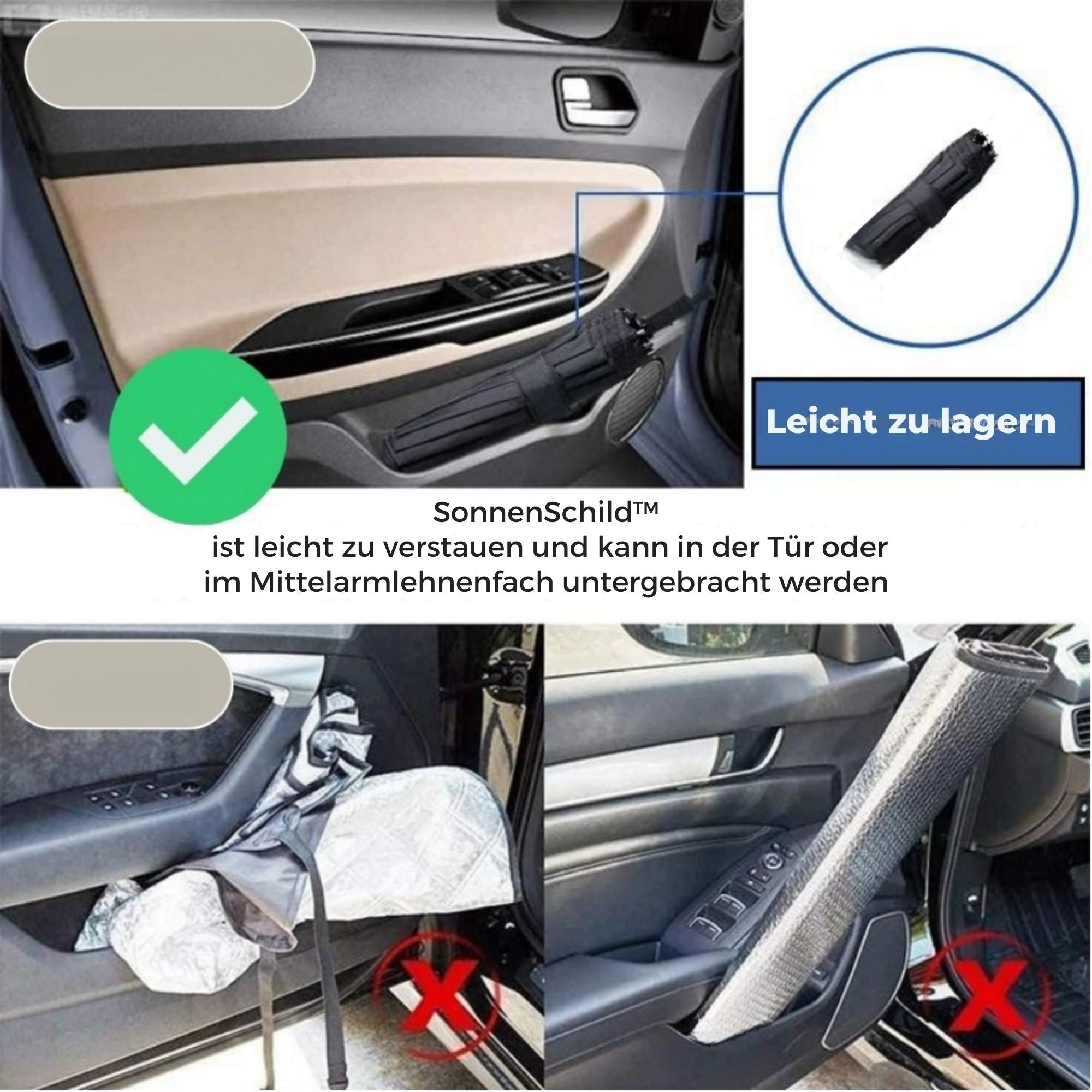 SonnenSchild™ / Nie wieder ein heißes Auto! - Sopheria