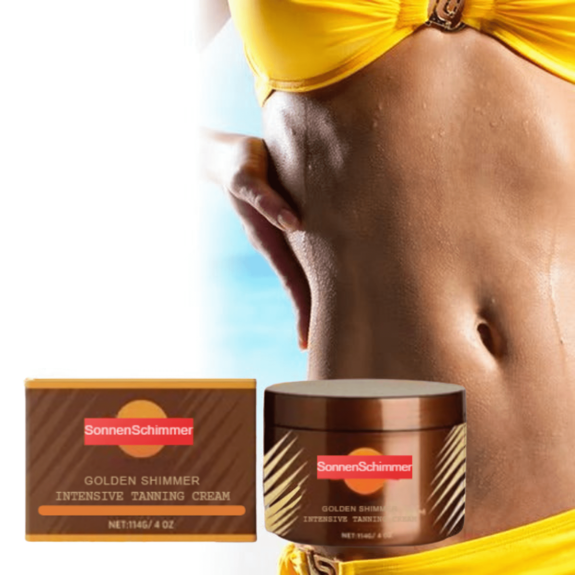 SonnenSchimmer™ / Gold Shimmer Selbstbräunungsbeschleuniger-Gel - Sopheria
