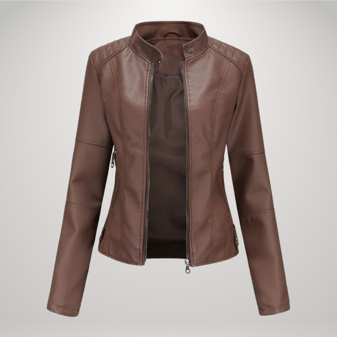 Sophia™ Lässige Lederjacke - Sopheria