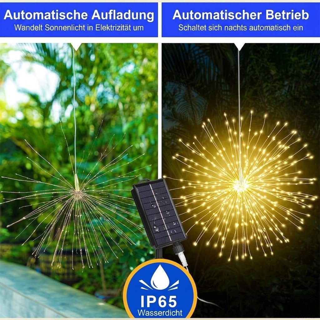 Sparklora - Solarbetriebene hängende Feuerwerkslichter - Sopheria