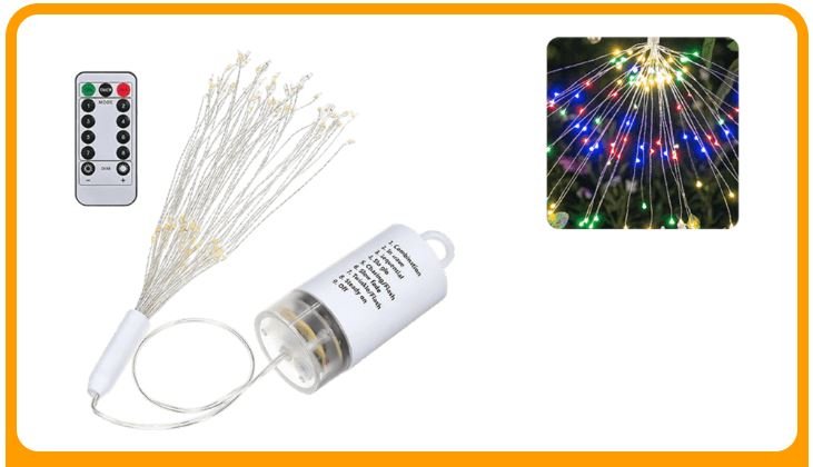 Sparklora - Solarbetriebene hängende Feuerwerkslichter - Sopheria