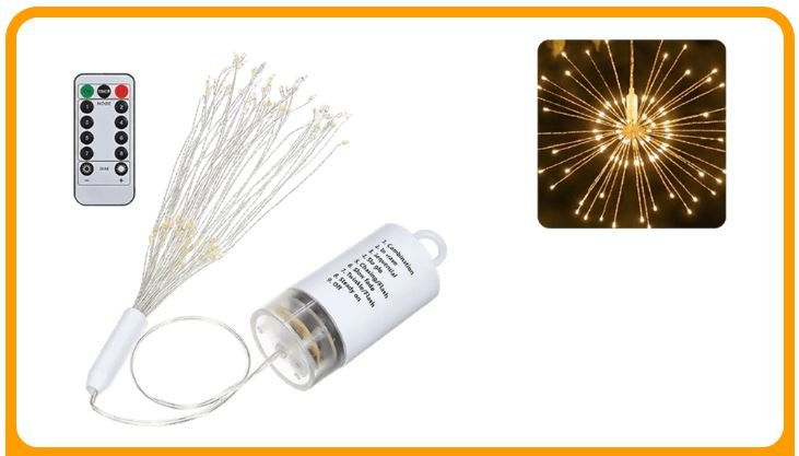 Sparklora - Solarbetriebene hängende Feuerwerkslichter - Sopheria