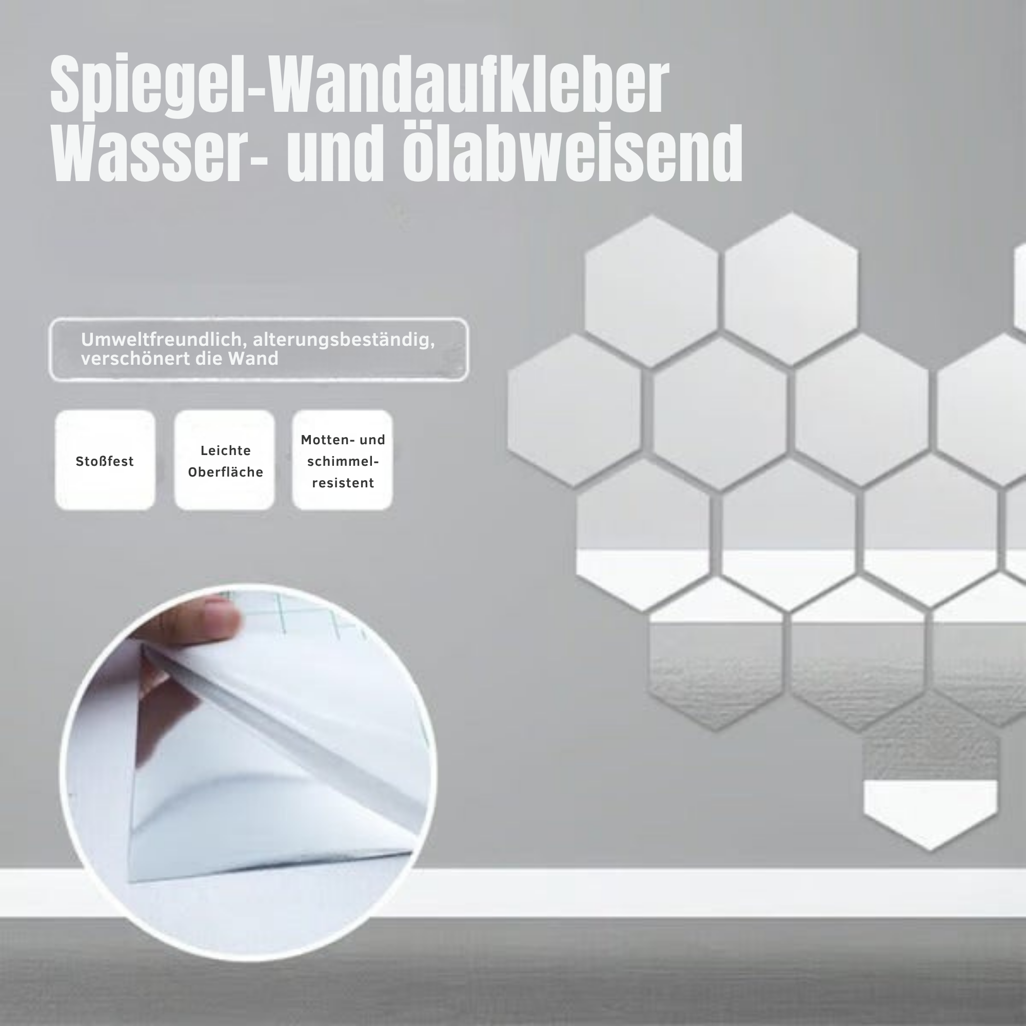 SpiegelFlex – Selbstklebende Spiegelfolie - Sopheria