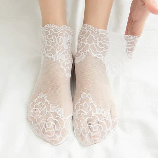 SpitzenSchritt™ / Unsichtbare Spitze Socken (Satz Von 4 Farben) - Sopheria