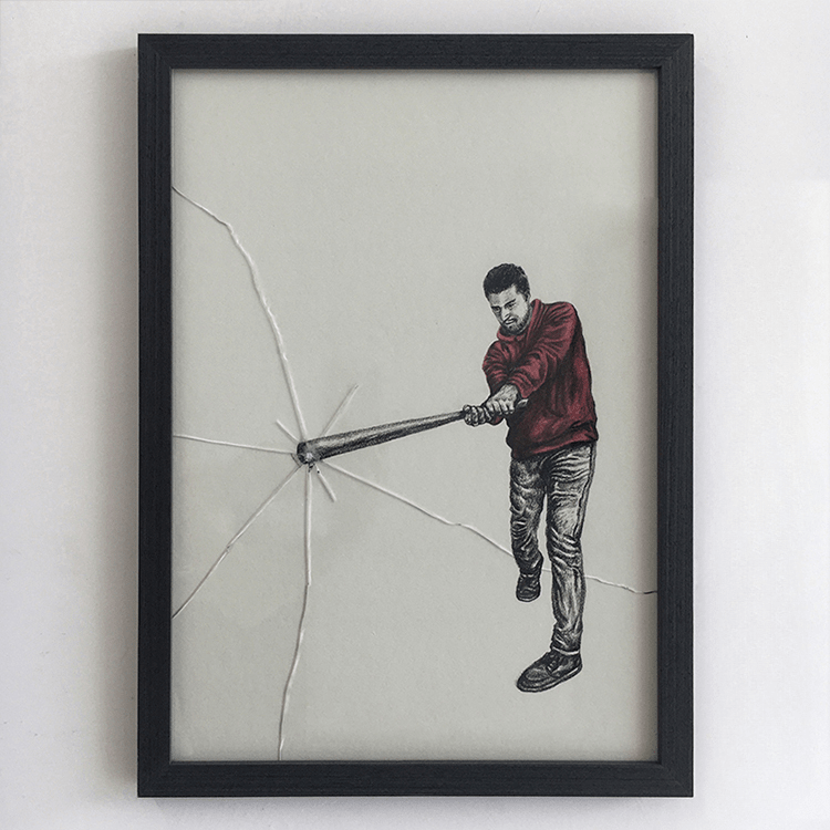 SplitterStil™ / Wandbehangdekoration Die Kunst der Zerstörung - Sopheria