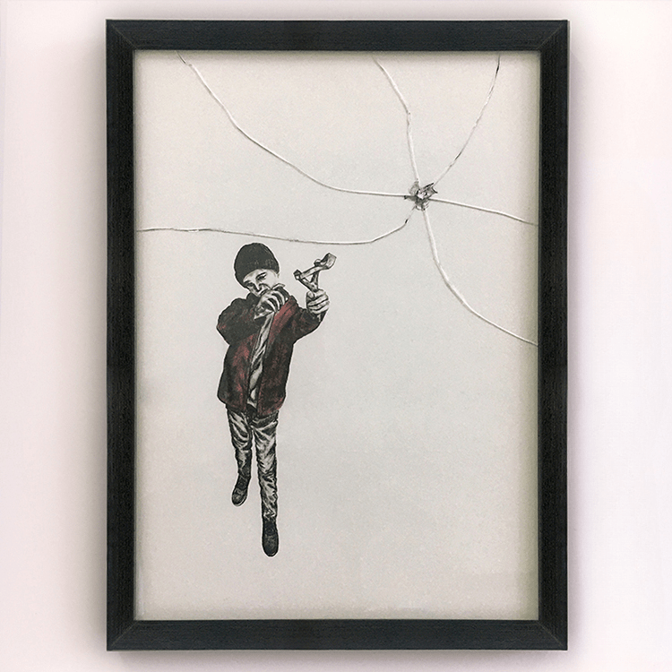 SplitterStil™ / Wandbehangdekoration Die Kunst der Zerstörung - Sopheria