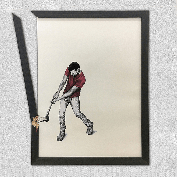 SplitterStil™ / Wandbehangdekoration Die Kunst der Zerstörung - Sopheria