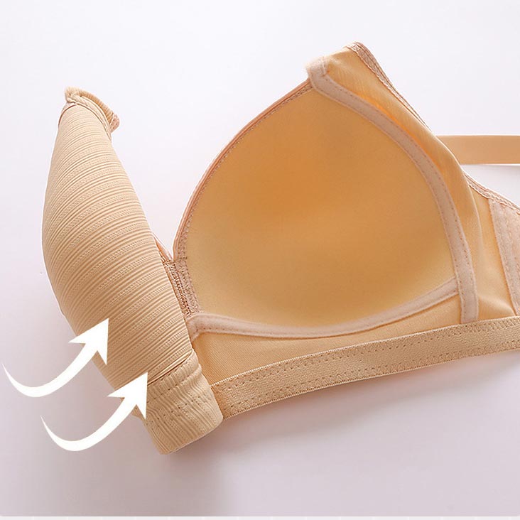 Damen BH ohne Bügel | Ringless Comfort Bra | Atmungsaktiv & Gepolstert für täglichen Halt