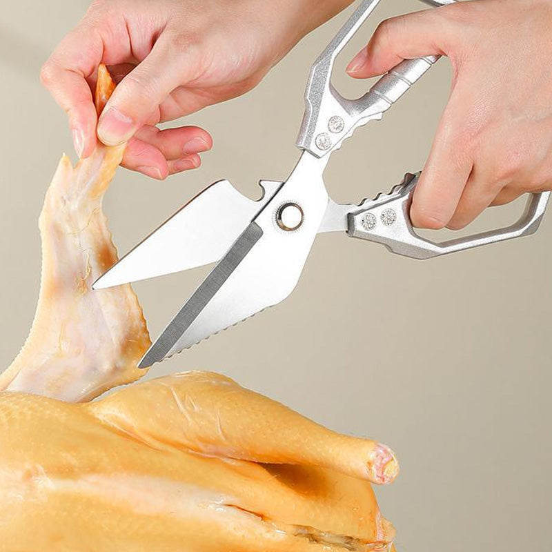 Cutvora / 50% RABATT! Multifunktionsschere - Hochleistungs-Küchen- & Geflügelschere, Rutschfester Griff, Zerkleinert Kräuter & Nüsse, Spülmaschinenfest