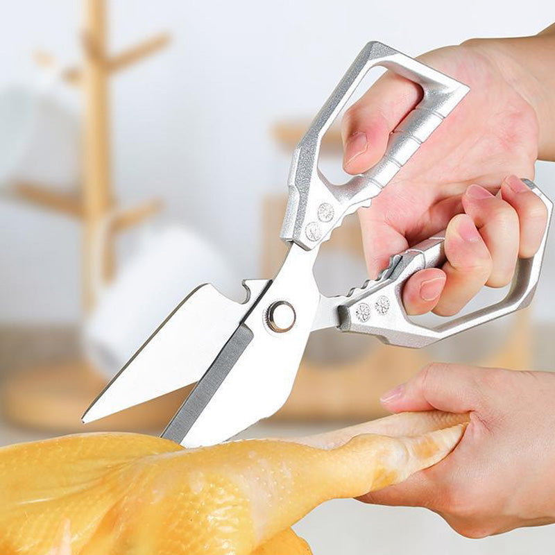 Cutvora / 50% RABATT! Multifunktionsschere - Hochleistungs-Küchen- & Geflügelschere, Rutschfester Griff, Zerkleinert Kräuter & Nüsse, Spülmaschinenfest