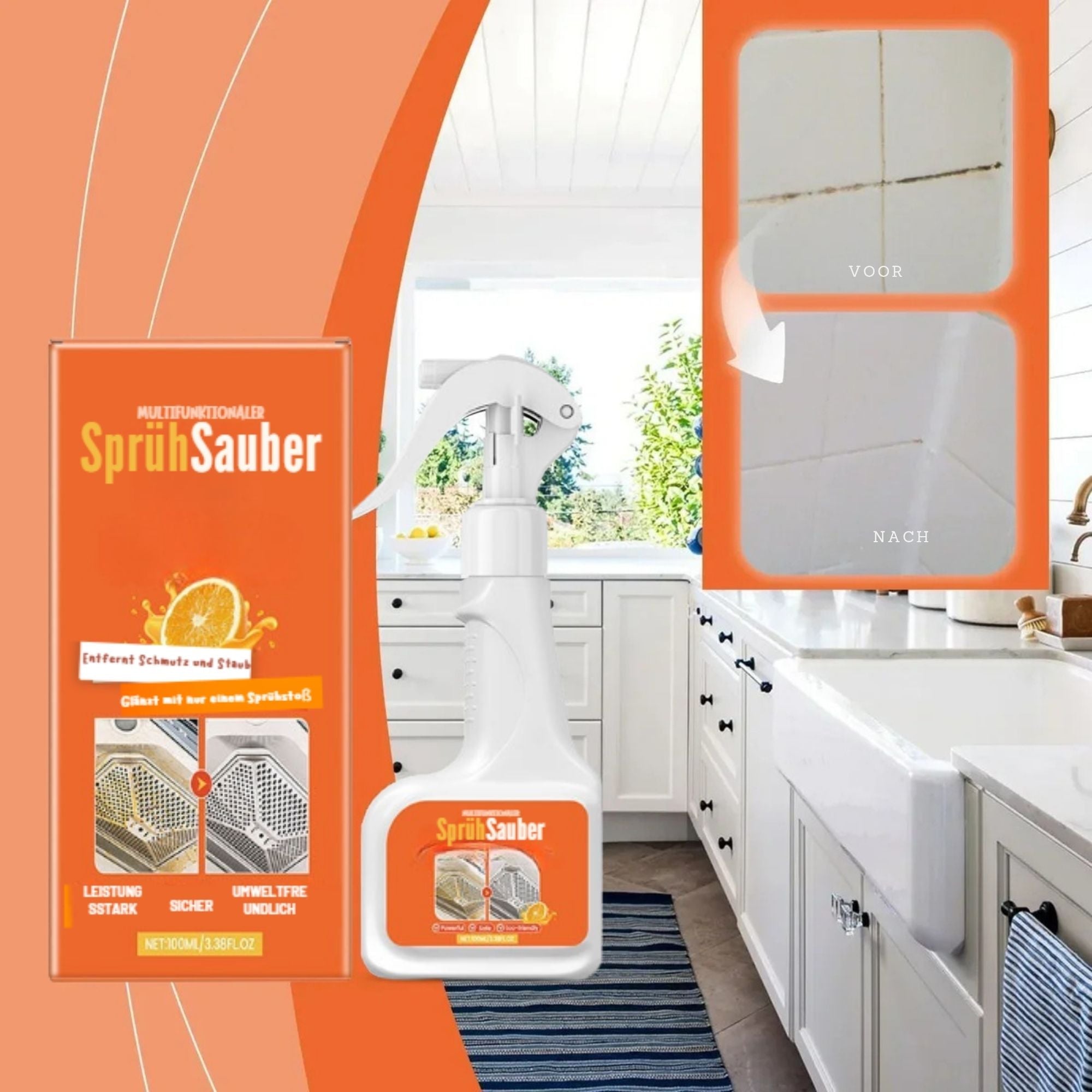 SprühSauber™ / Sanfter Reinigungsspray - Sopheria