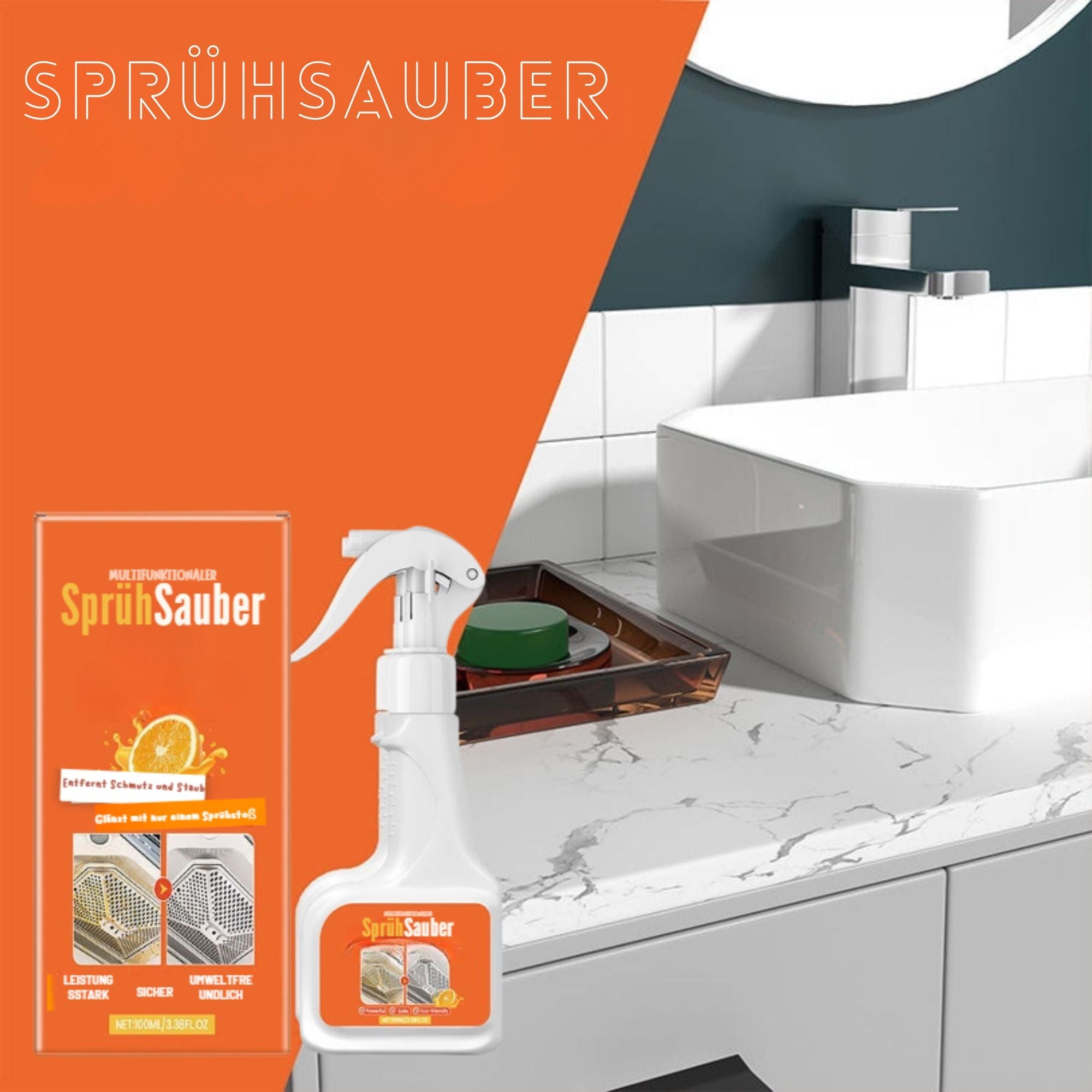 SprühSauber™ / Sanfter Reinigungsspray - Sopheria