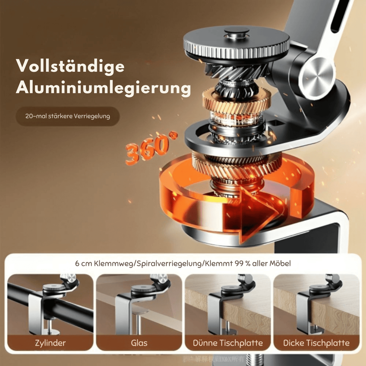 StänderStark™ / Stabiler Tablet- Und Handyhalter - Sopheria