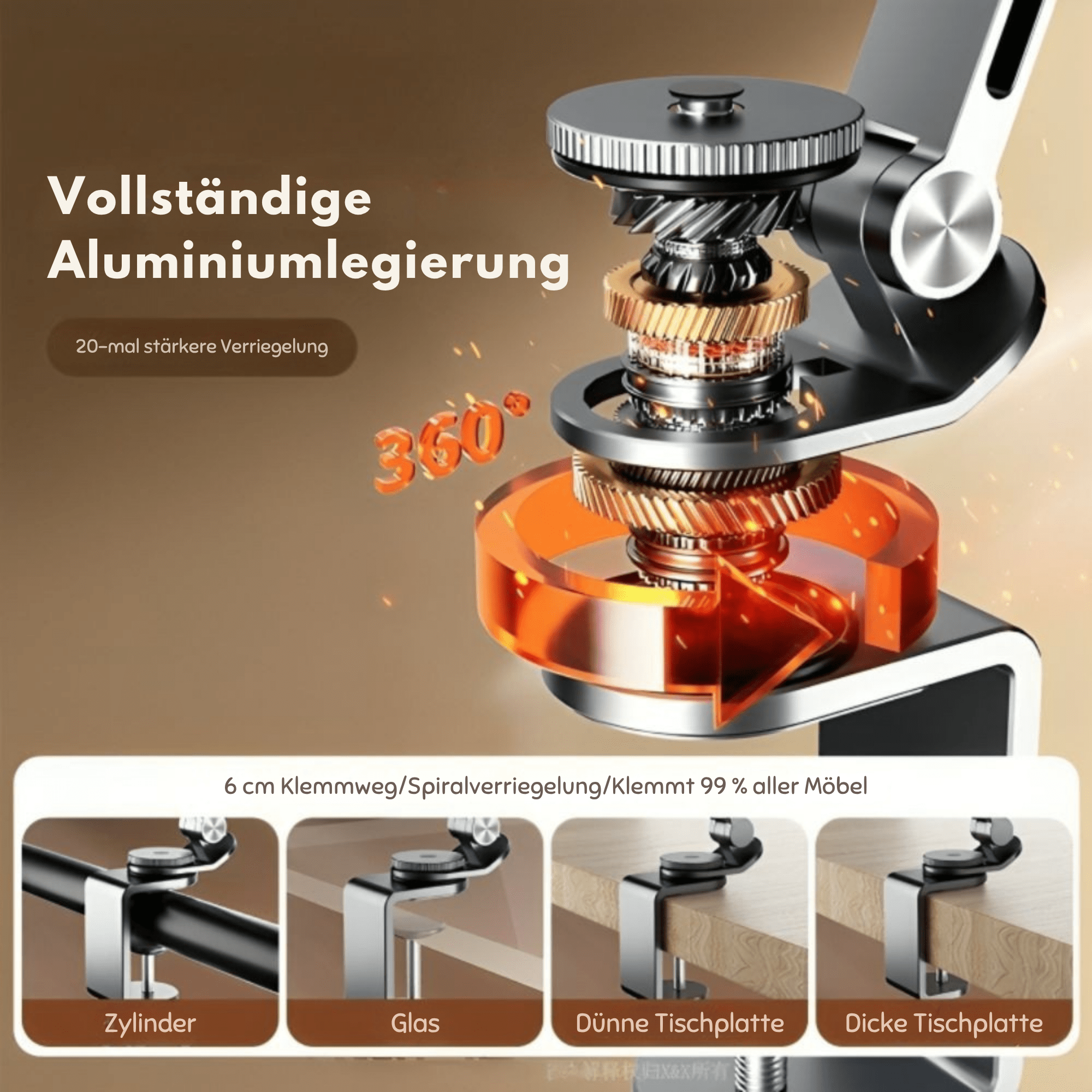 StänderStark™ / Stabiler Tablet- Und Handyhalter - Sopheria