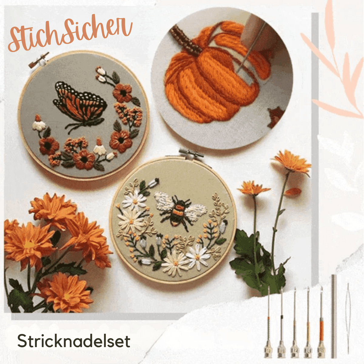 StichSicher™ / Sticknadelset, verbessern Sie Ihr Näherlebnis! - Sopheria