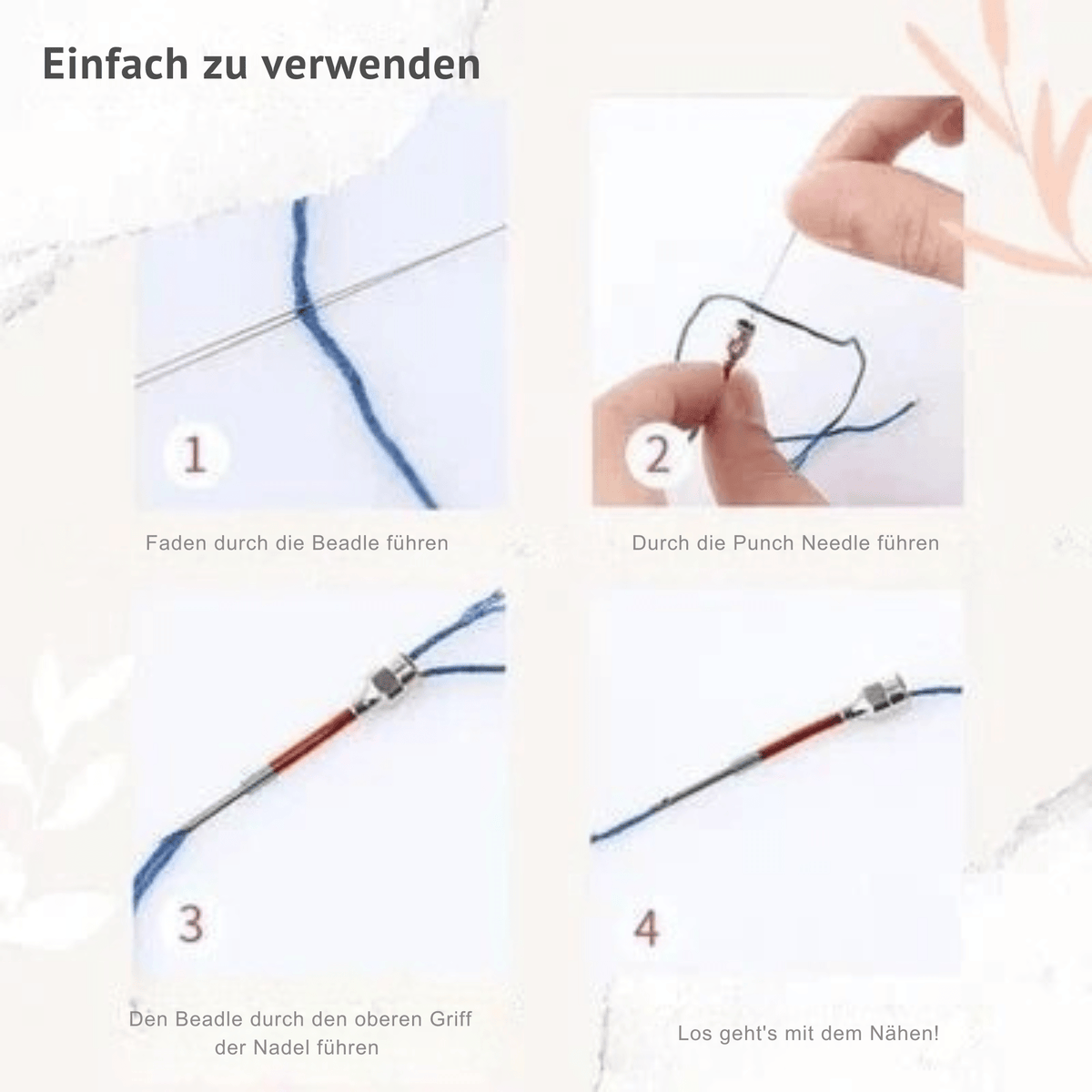 StichSicher™ / Sticknadelset, verbessern Sie Ihr Näherlebnis! - Sopheria