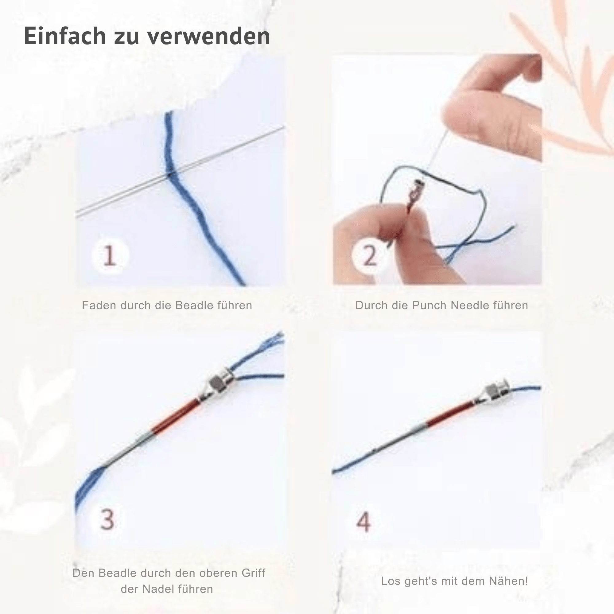 StichSicher™ / Sticknadelset, verbessern Sie Ihr Näherlebnis! - Sopheria