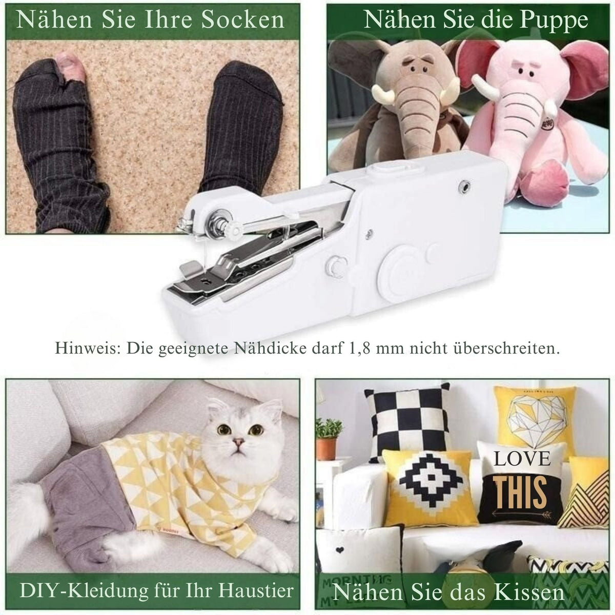 StichStar™ / Handgehaltene Nähmaschine - Sopheria