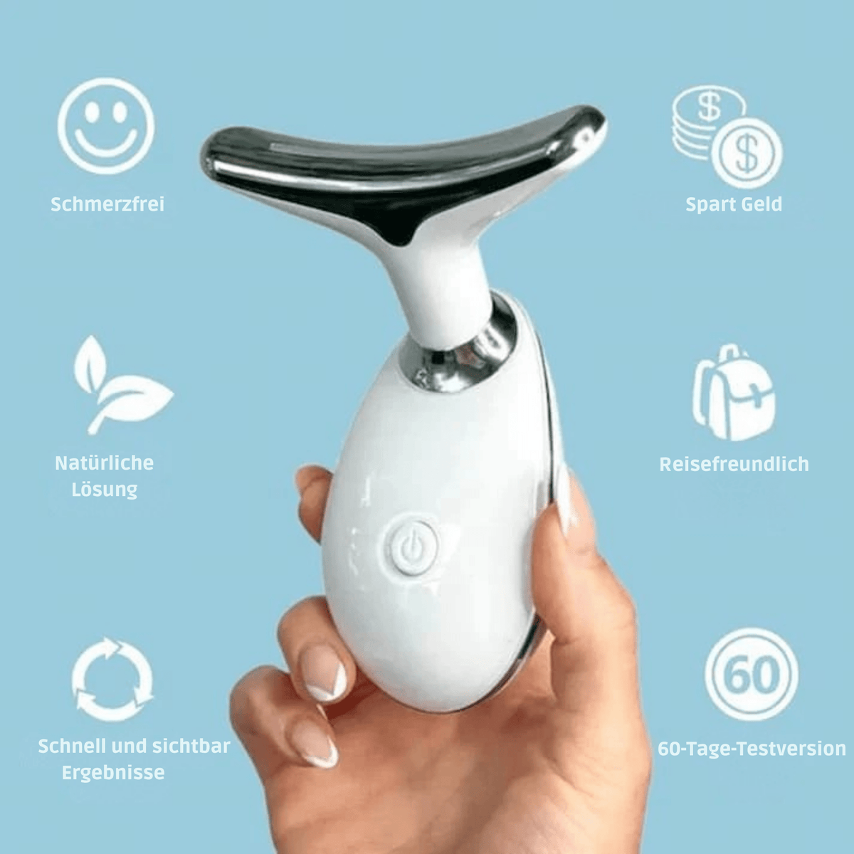 StraffStrom™ / Kombiniert LED-Lichttherapie mit Lifting-Effekten - Sopheria