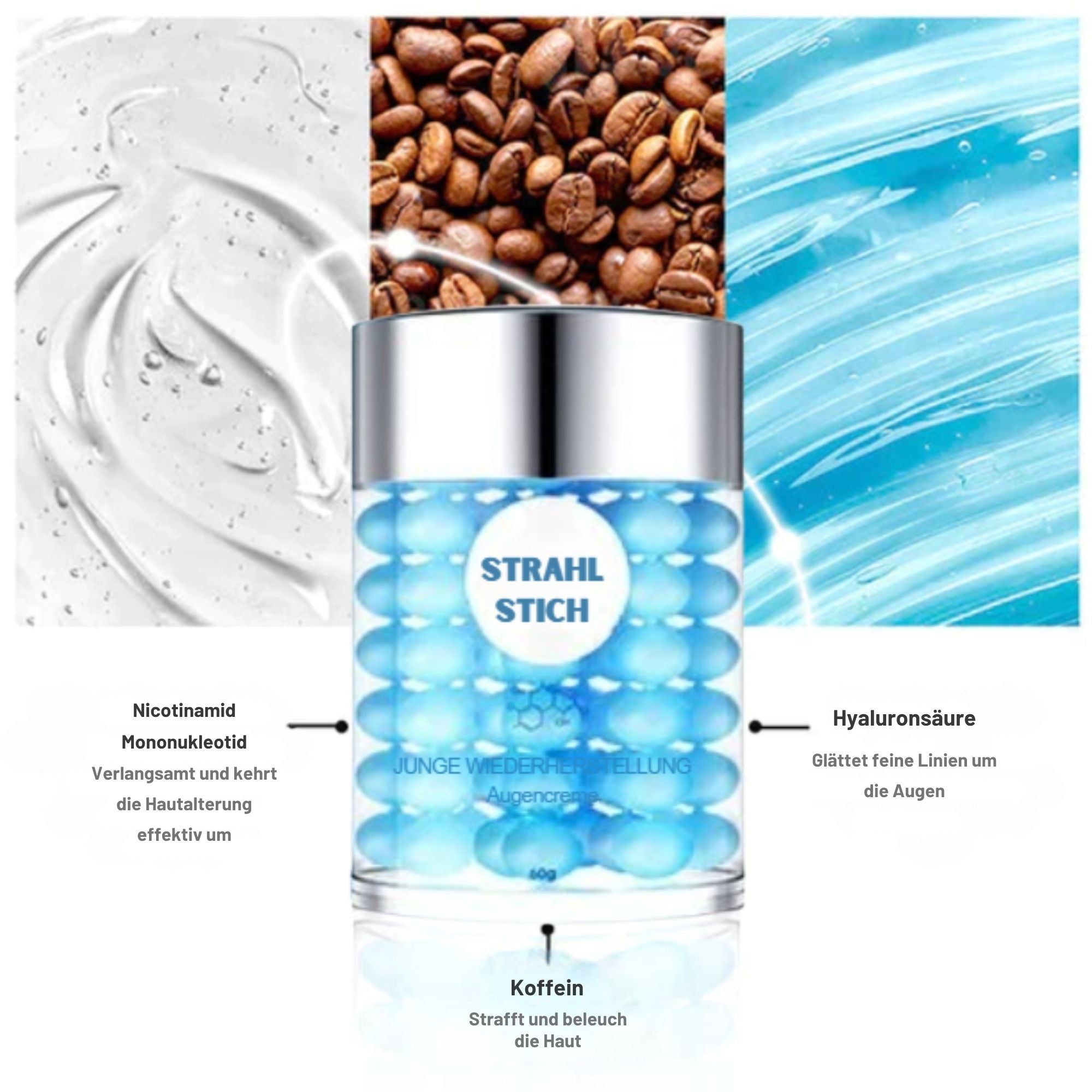 StrahlStich™ / Strahlende, Junge Und Erfrischte Augen! (1+1 GRATIS) - Sopheria