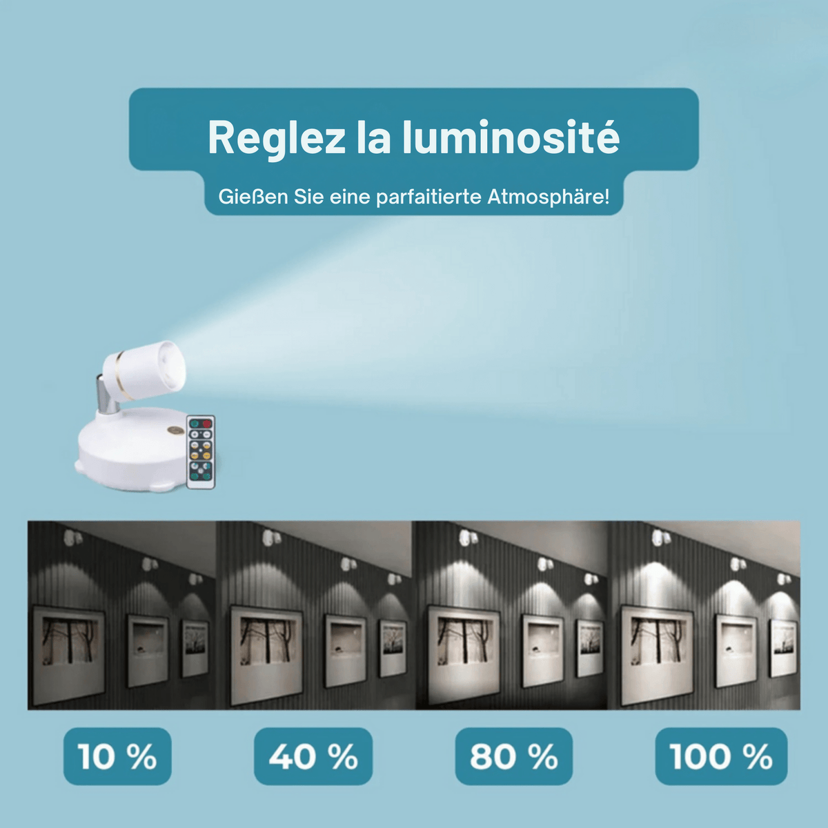 StrahlStube™ / Kabellose Projektorlampe - Sopheria