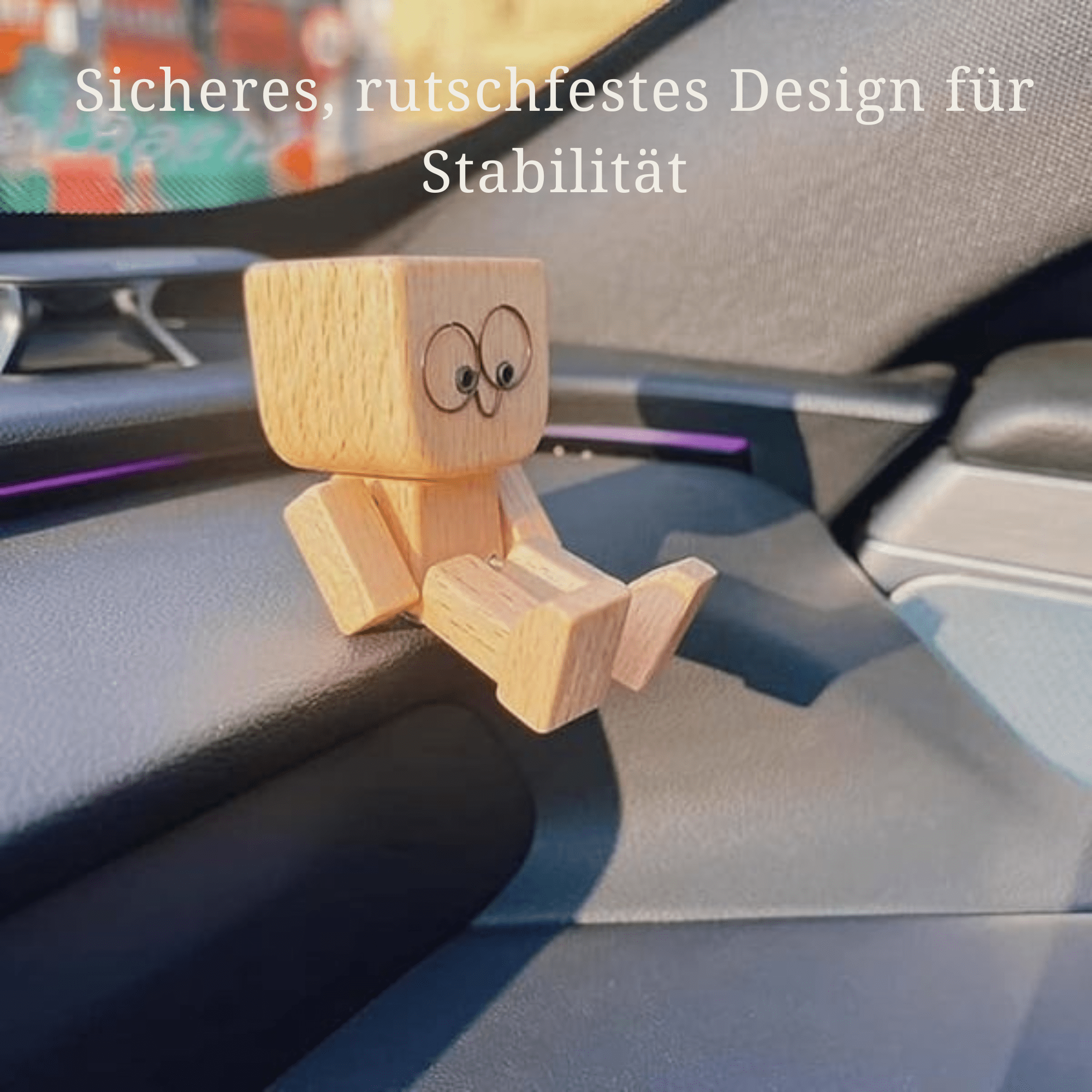 TanzTimber™ / Schaukelfigur aus Holz mit 12 magnetischen Emotionen - Sopheria