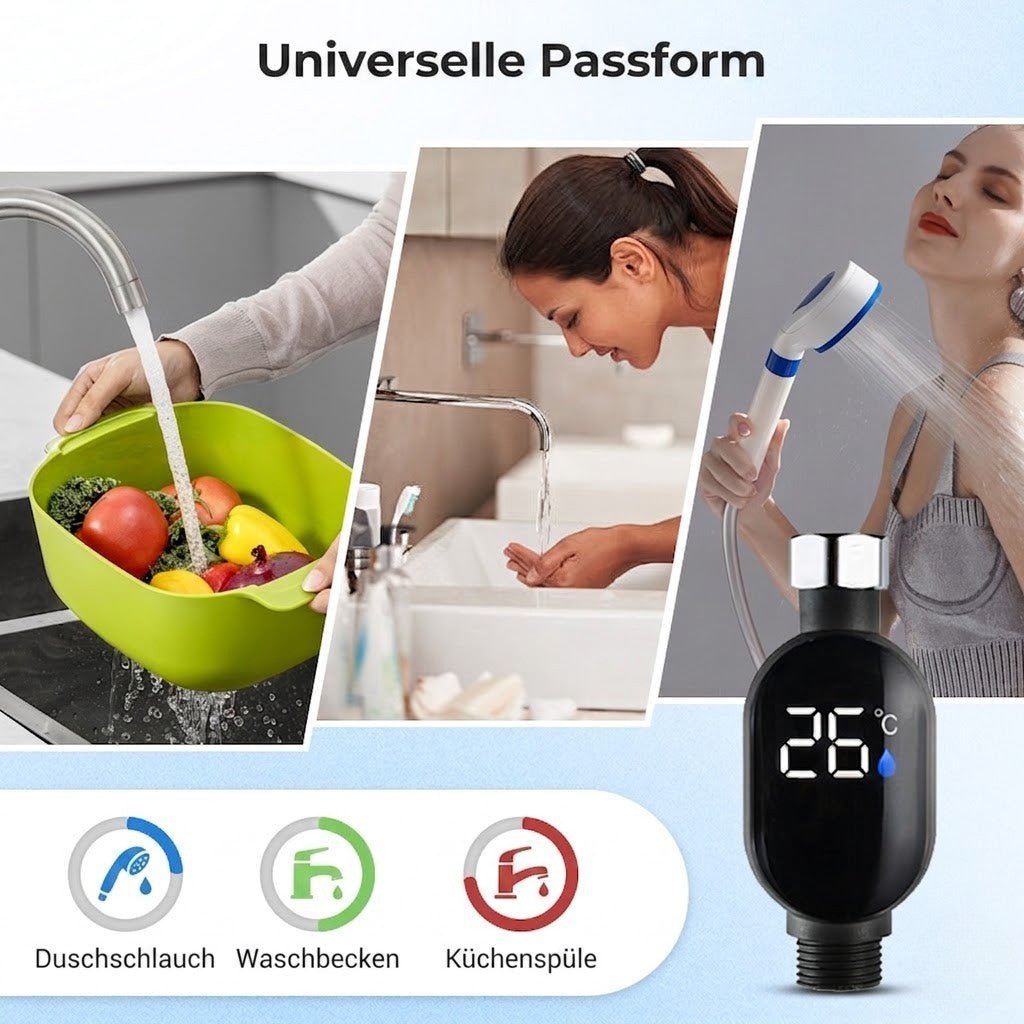 Tempello / 60 % Rabatt! Leicht ablesbares digitales Badethermometer – Sanfter Schutz, sofortige Temperaturanzeige & Babysicher - Sopheria