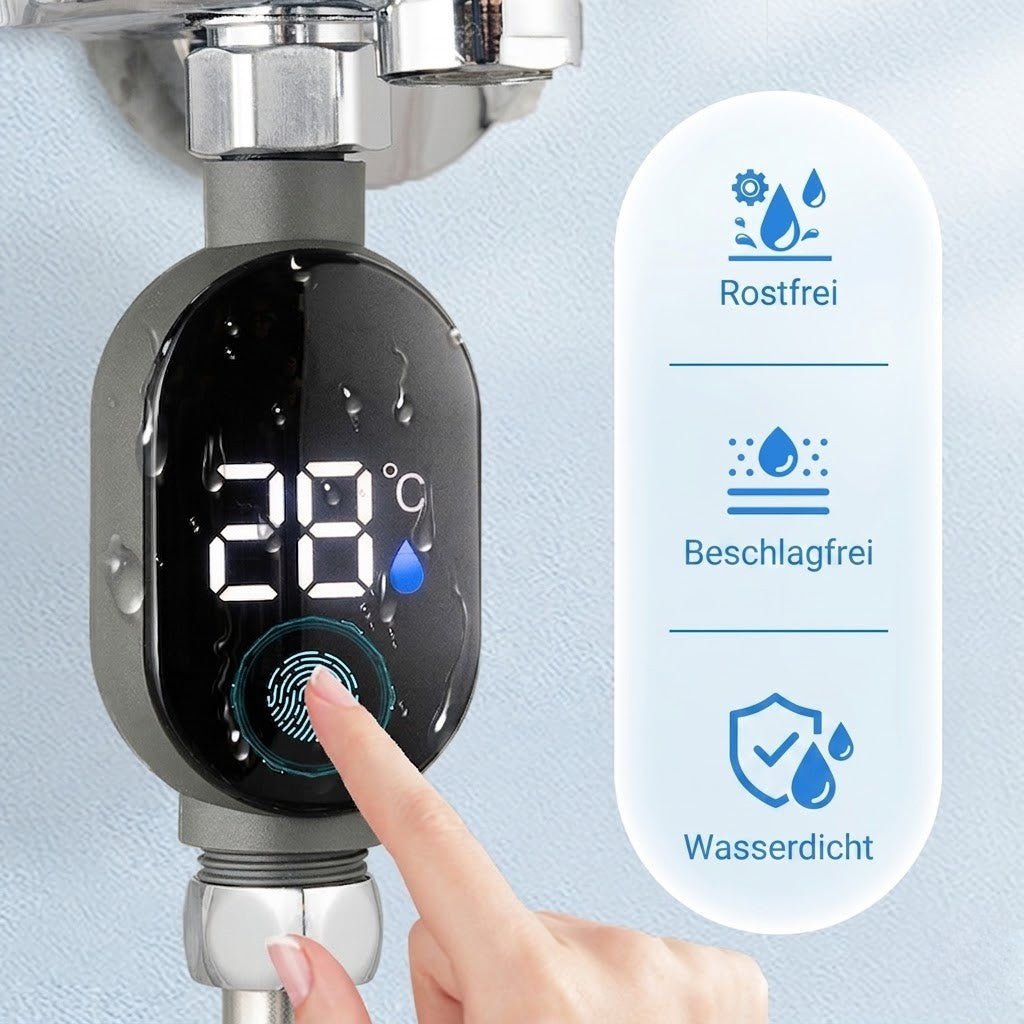 Tempello / 60 % Rabatt! Leicht ablesbares digitales Badethermometer – Sanfter Schutz, sofortige Temperaturanzeige & Babysicher - Sopheria