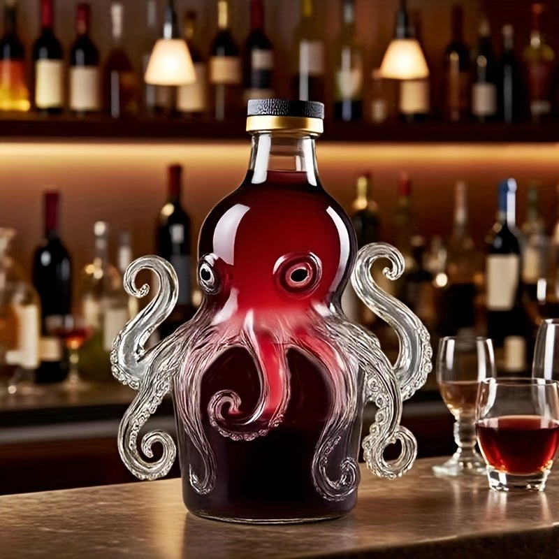 TentakelTrunk™ / Kreativer Leerer 3D-Oktopus-Weindekanter (Kein Alkohol enthalten) - Sopheria